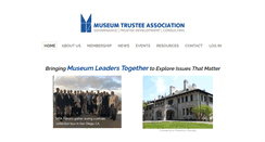 Desktop Screenshot of museumtrustee.org